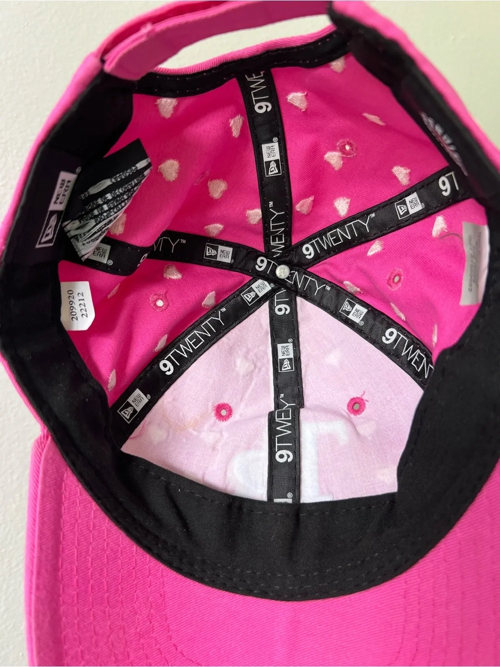 Pink Tampa Bay Rays Heart Embroidered Baseball Cap Size Youth
